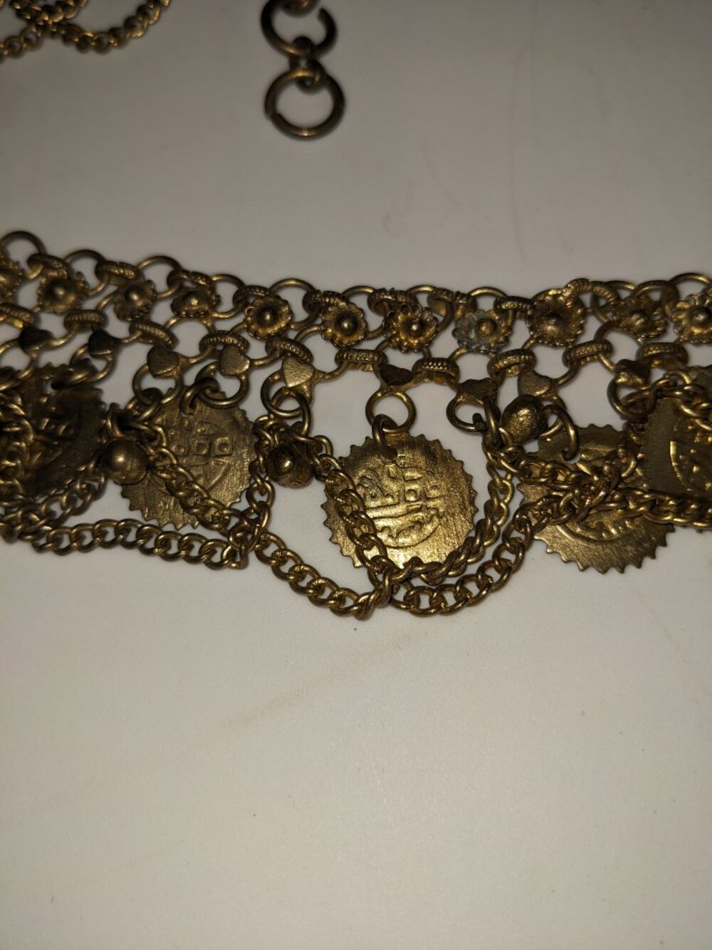 Metal Belly Dance Coin Belt OS - Picture 4 of 5